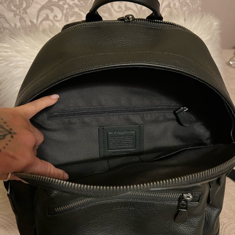 New Authentic Coach black back pack